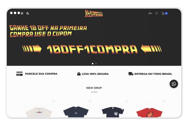 Old X Clothing - Desenvolvido por Luno Digital